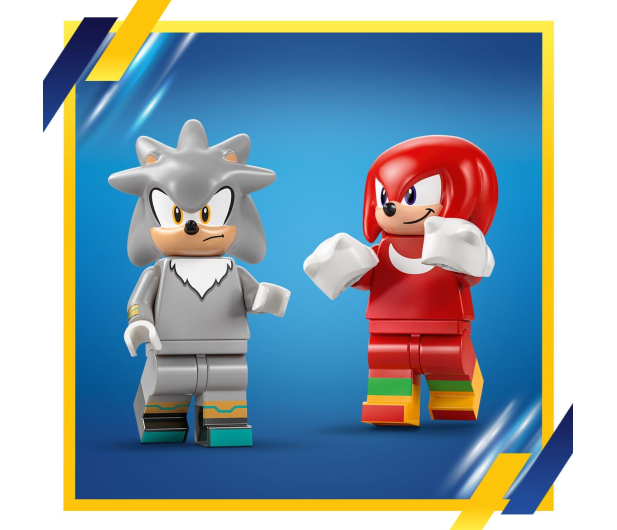LEGO SONIC 77118 Silver w samochodzie kontra Knuckles w monster t - 1473587 - zdjęcie 6